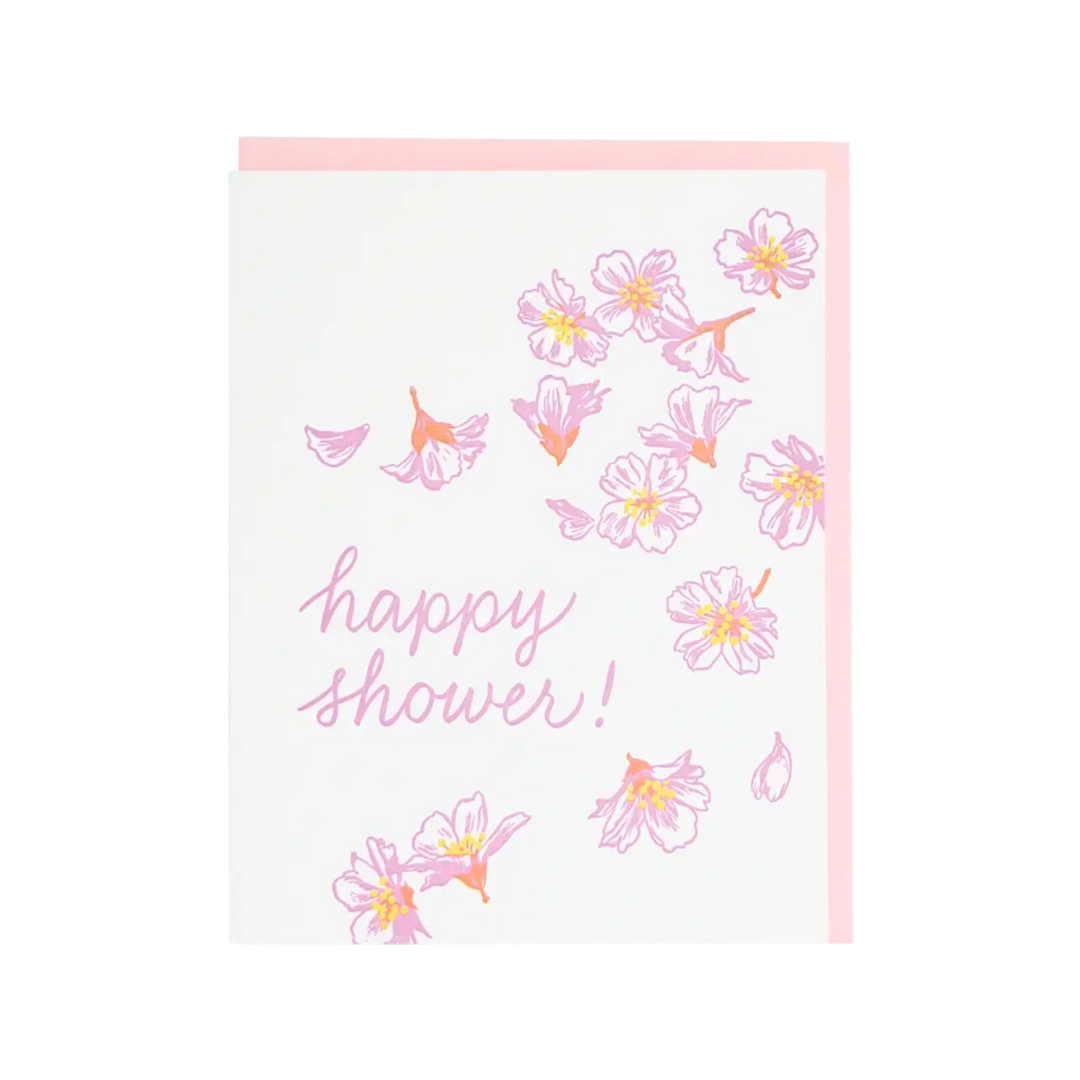 Blossoms Shower Card