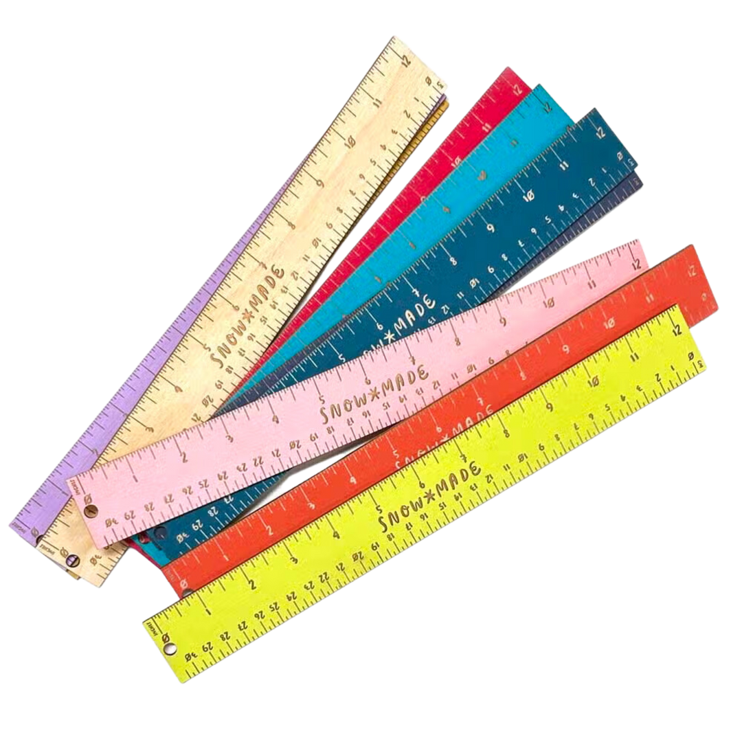 Colorful Laser-Engraved Ruler