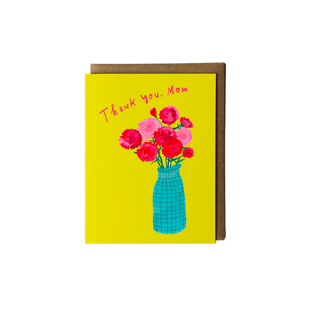 Carnations Mother's Day Card