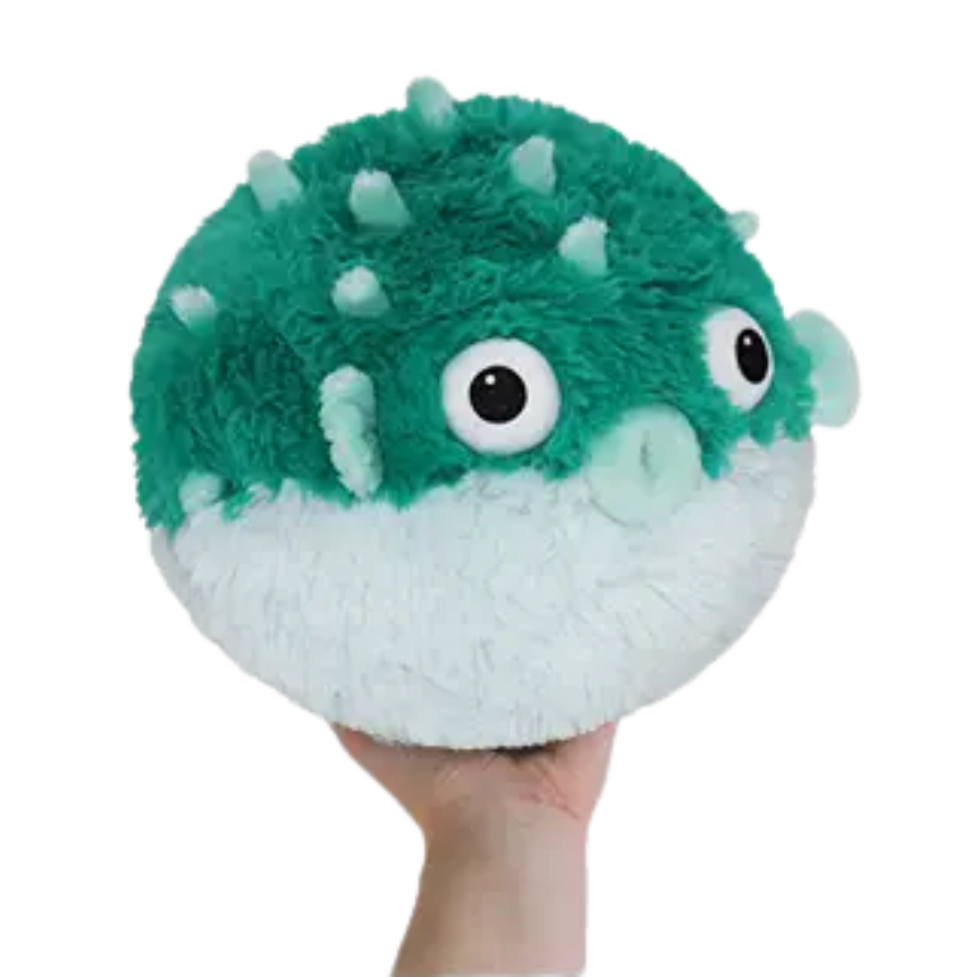 Mini Squishable Teal Pufferfish