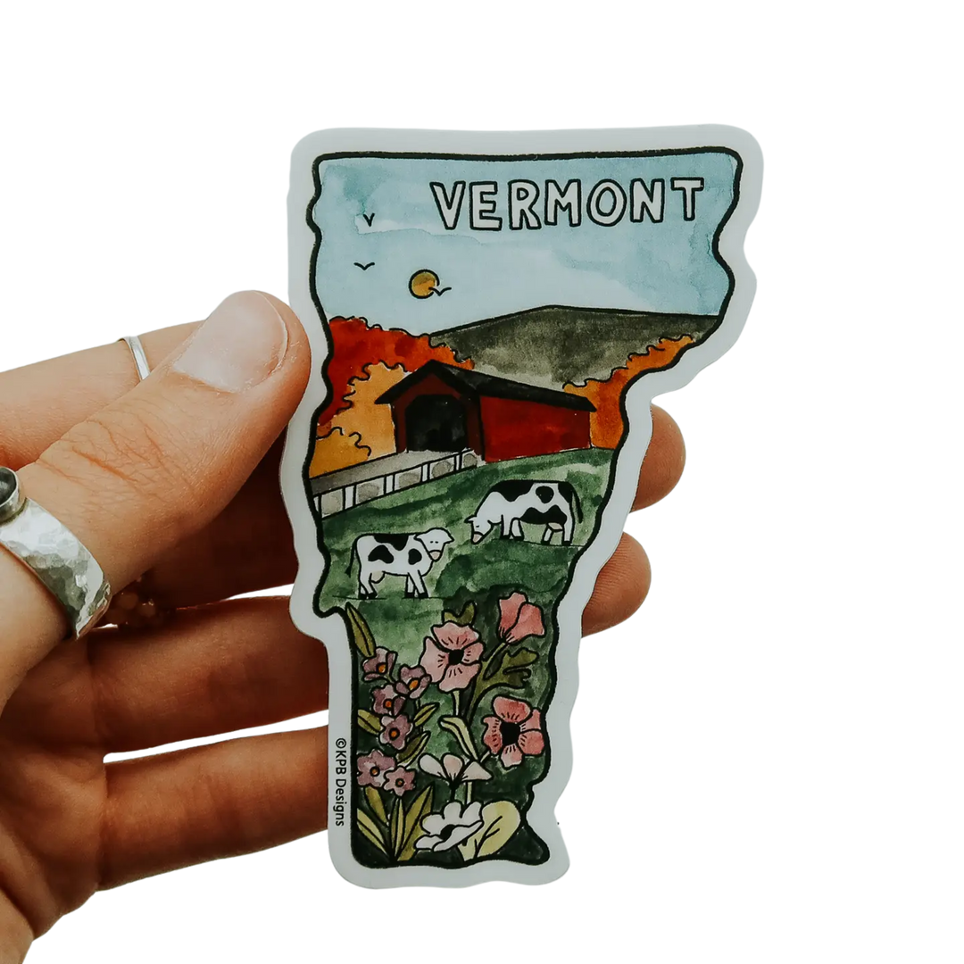 Vermont State Vinyl Sticker