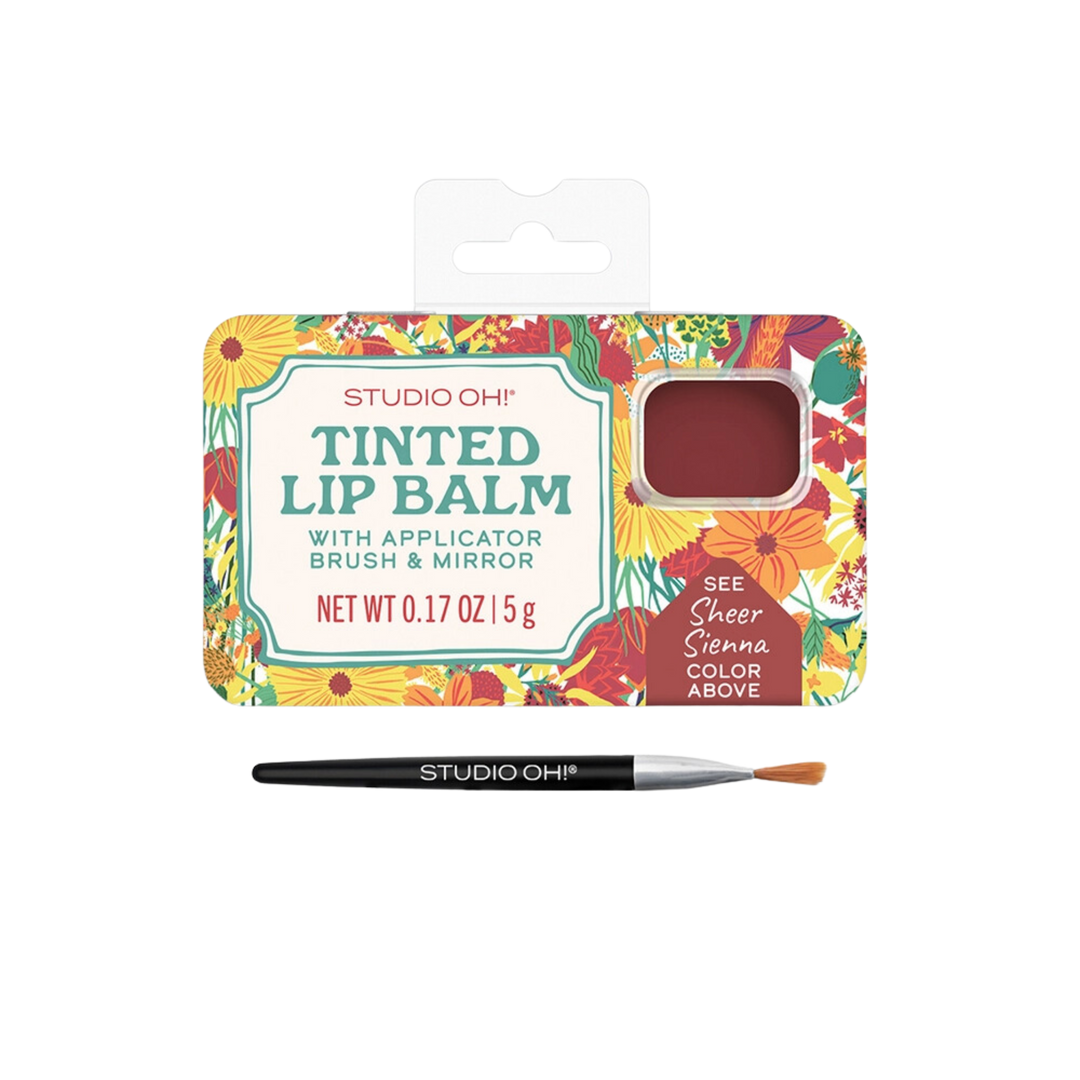 Garden Splash Tinted Lip Balm & Brush Set