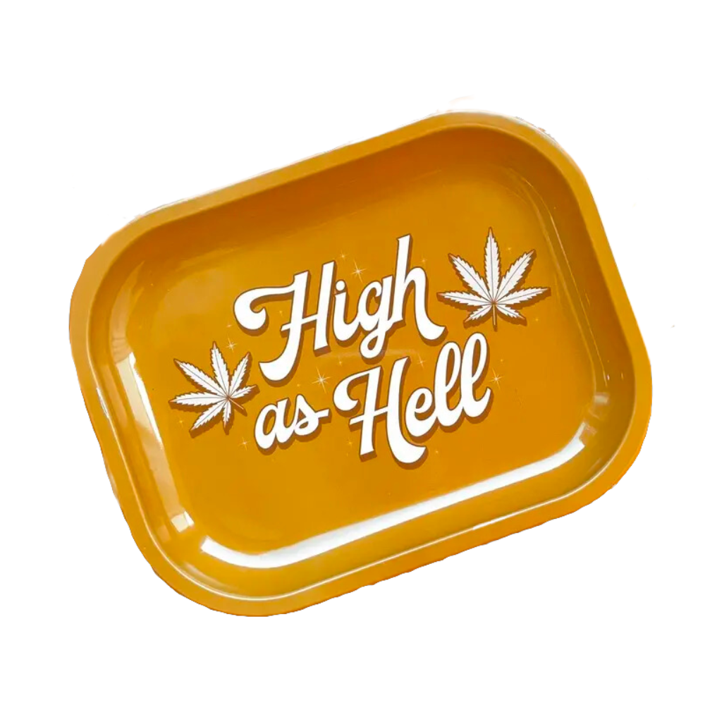 High As Hell Metal Tray