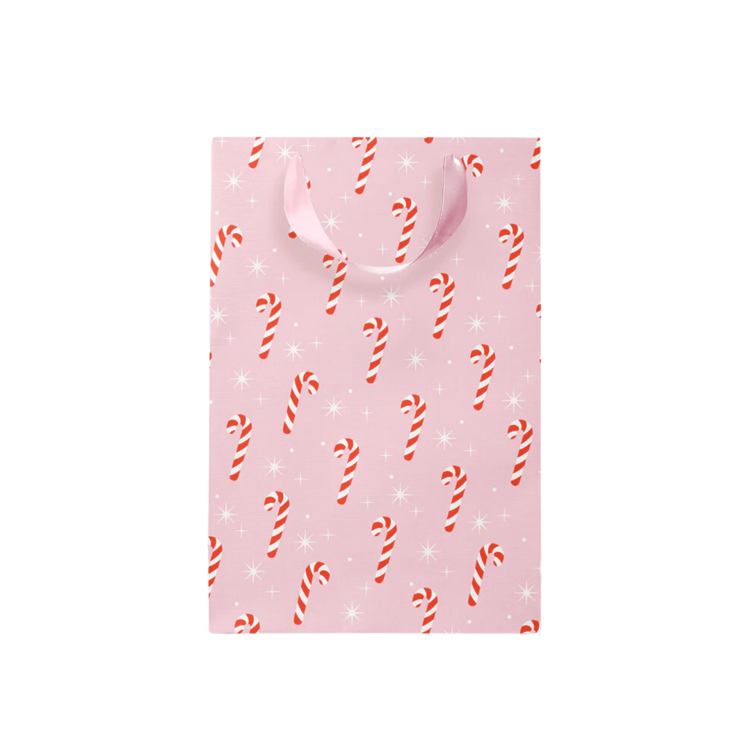 Holiday Candy Cane Gift Bag