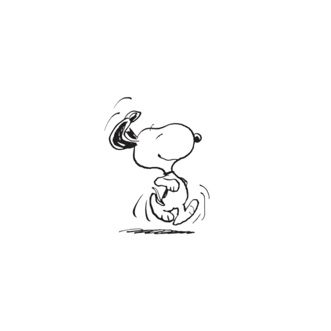 Snoopy Dancing Tattoo Pair