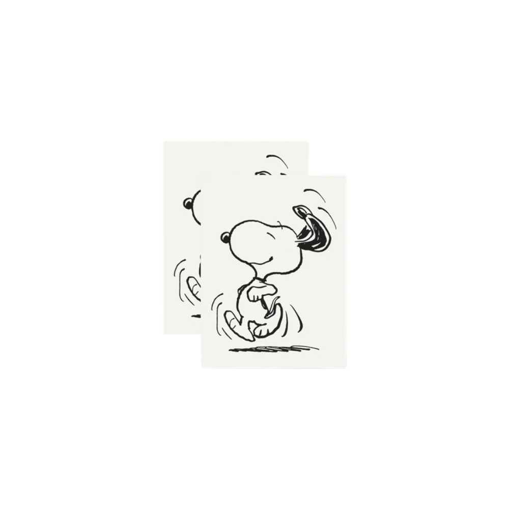 Snoopy Dancing Tattoo Pair