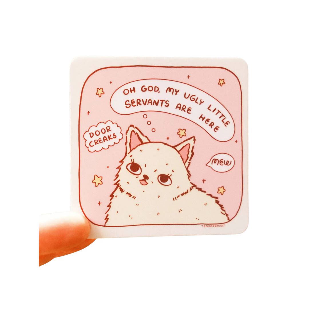 Mean Kitty Sticker