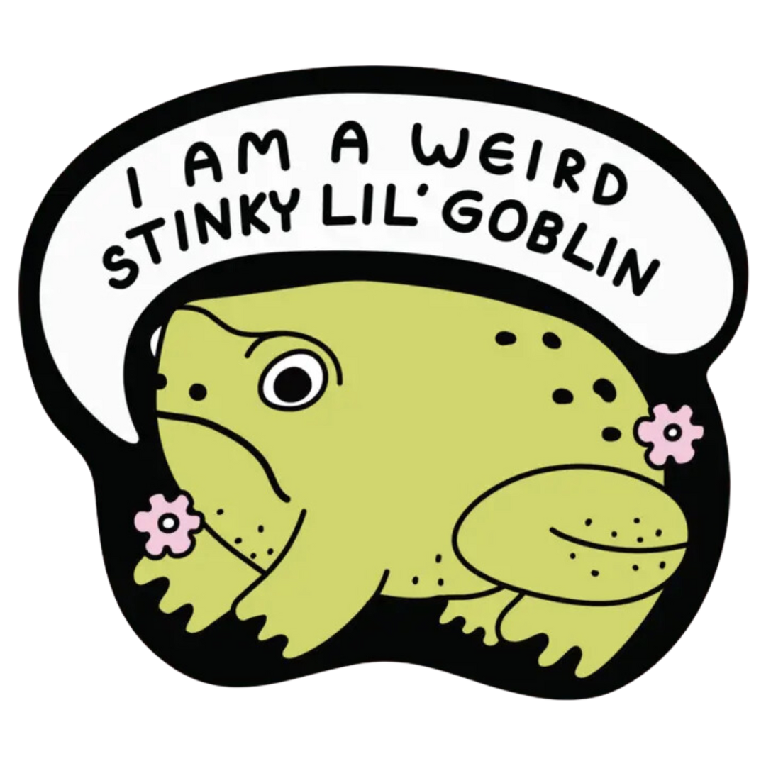 Weird Stinky Goblin Sticker