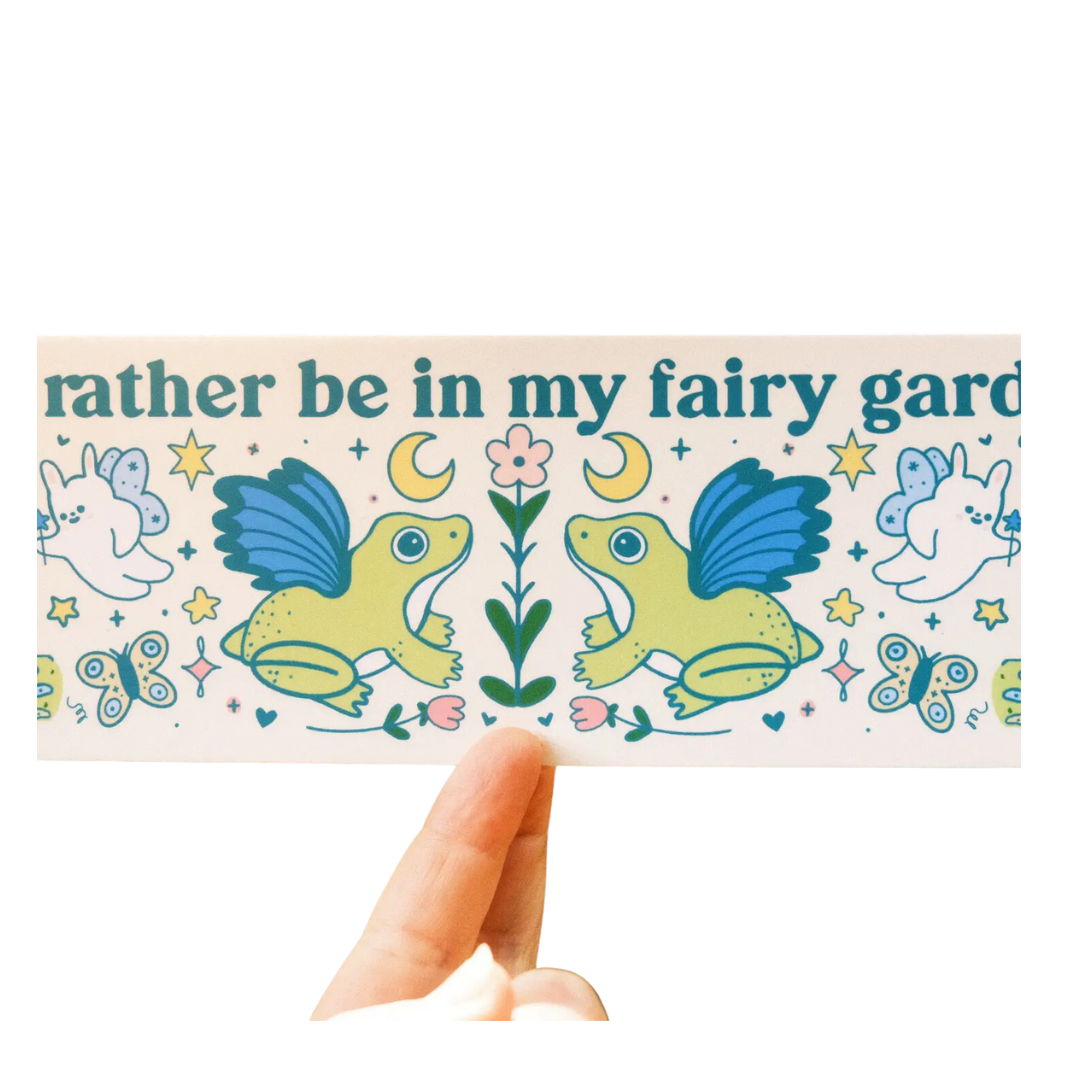 Fairy Garden Bumper Sticker