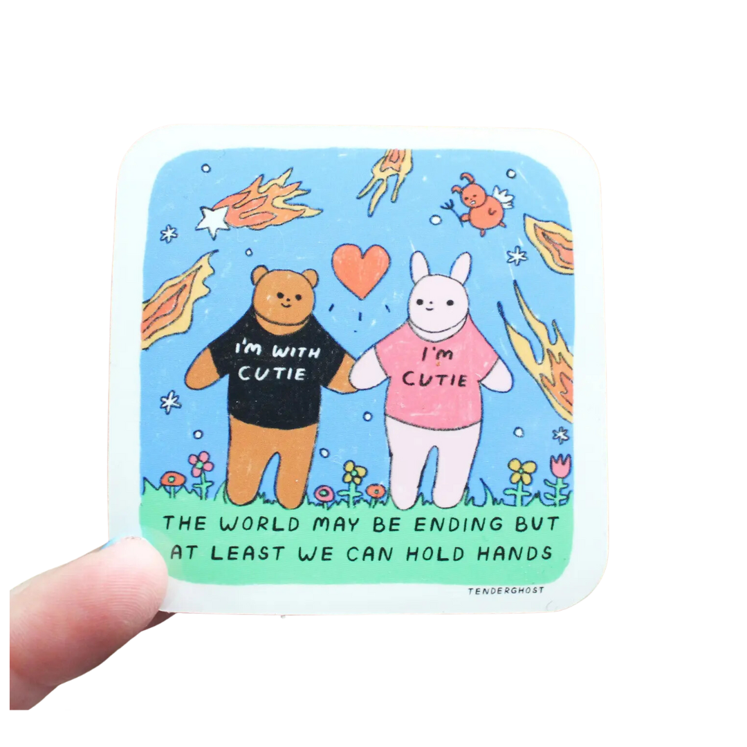 Hold Hands Sticker