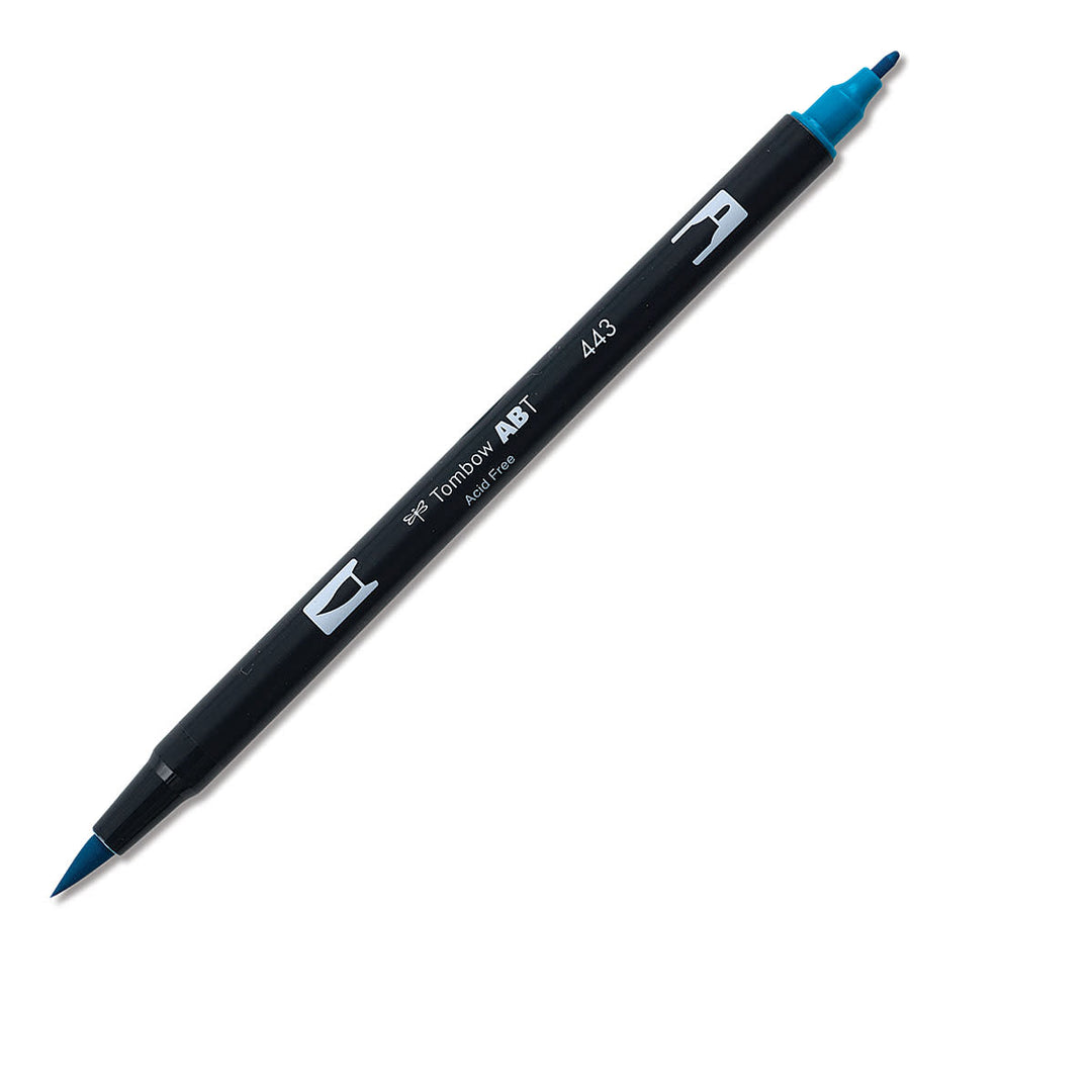 Dual Brush Pen Art Markers - 443 Turquoise