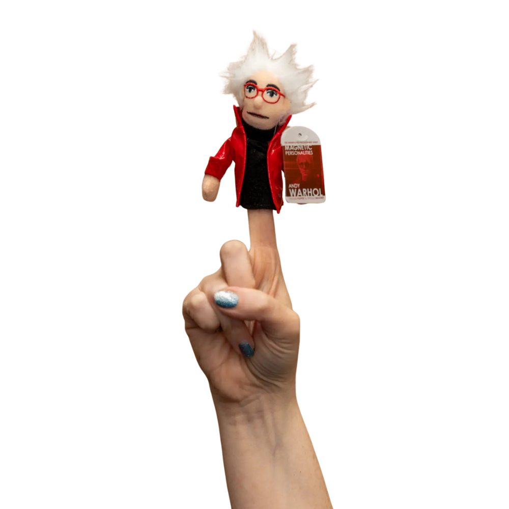 Andy Warhol Finger Puppet