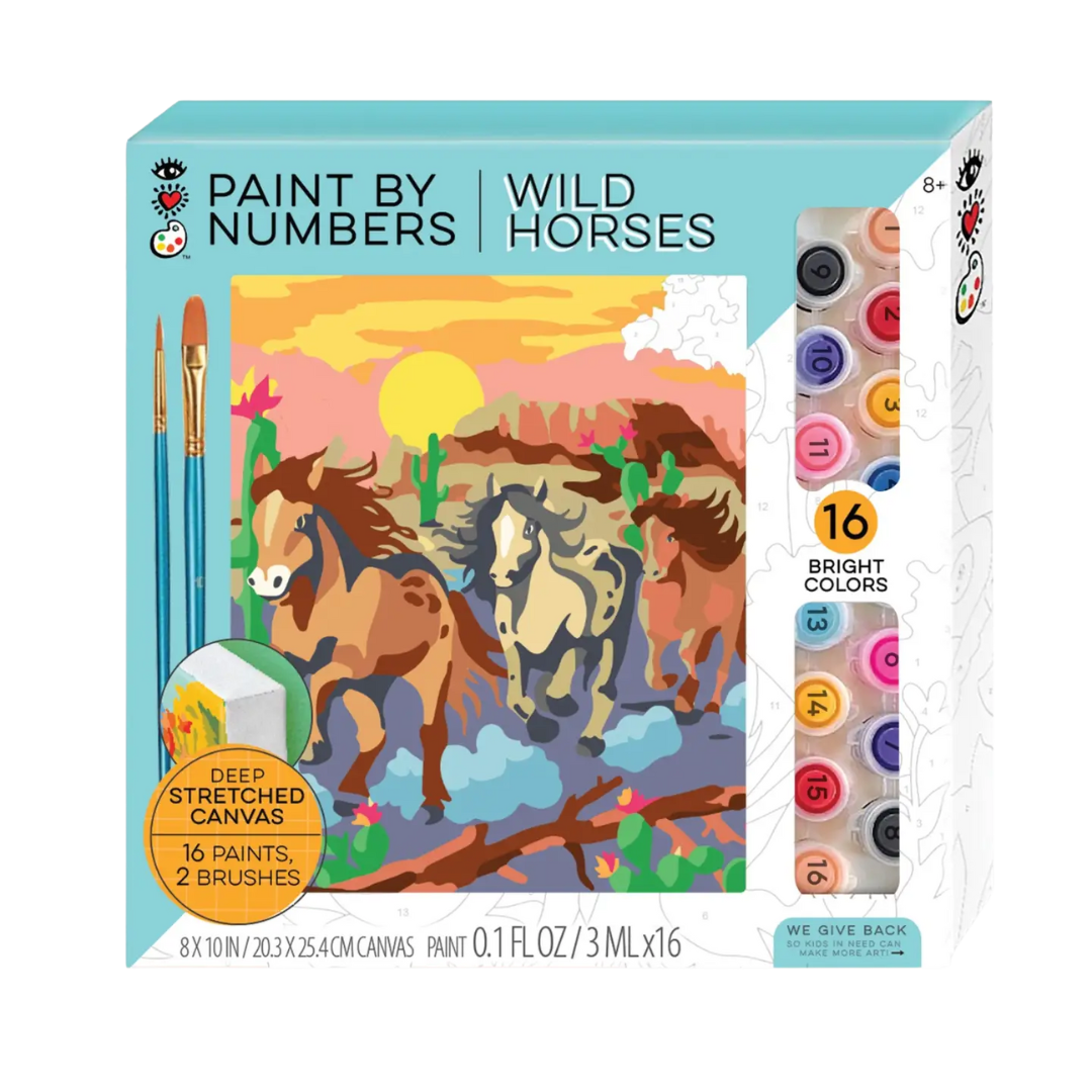 Iheartart Paint By Numbers Wild Horses
