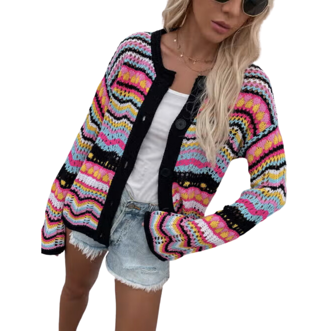 Knit Button Up Cardigan