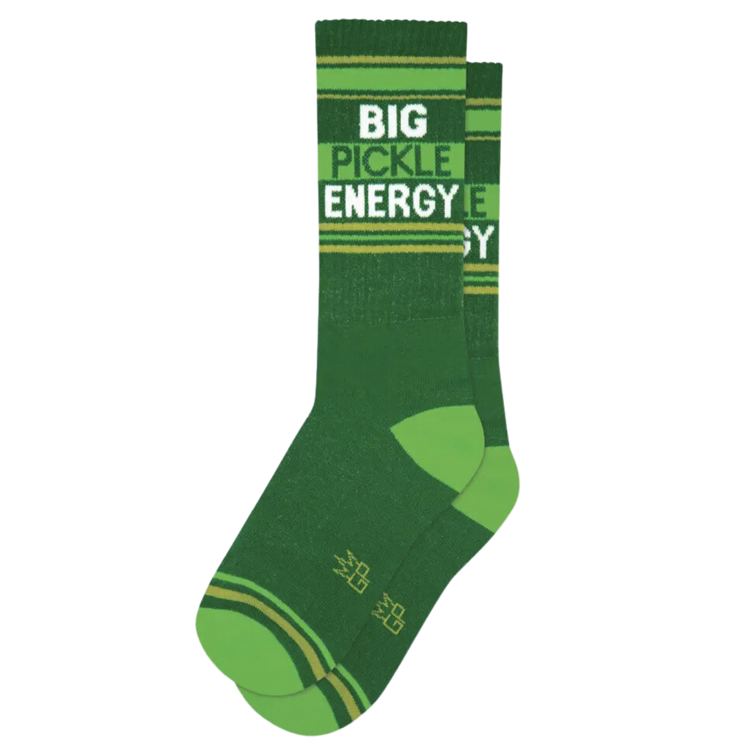 Big Pickle Energy Gym Crew Socks