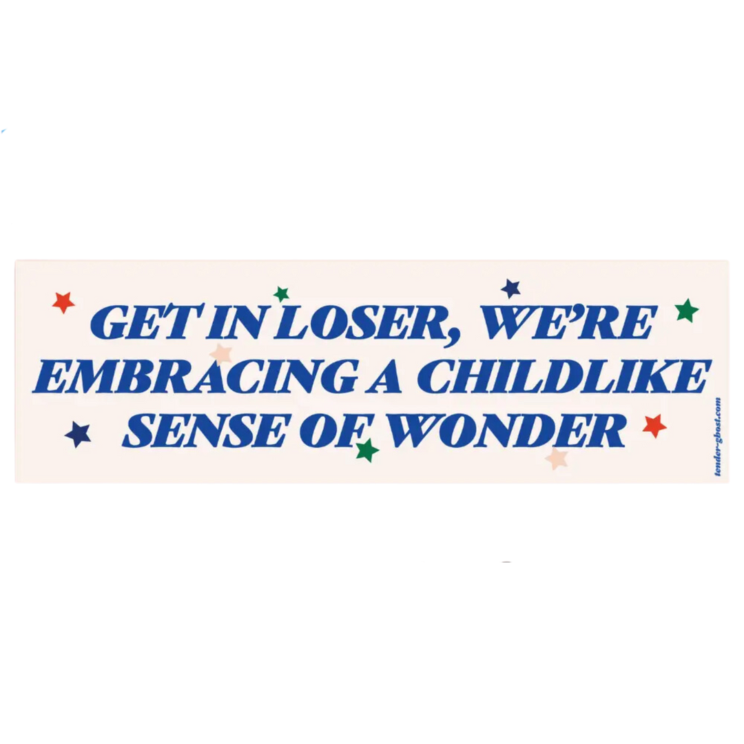 Childlike Sense of Wonder Bumper Magnet