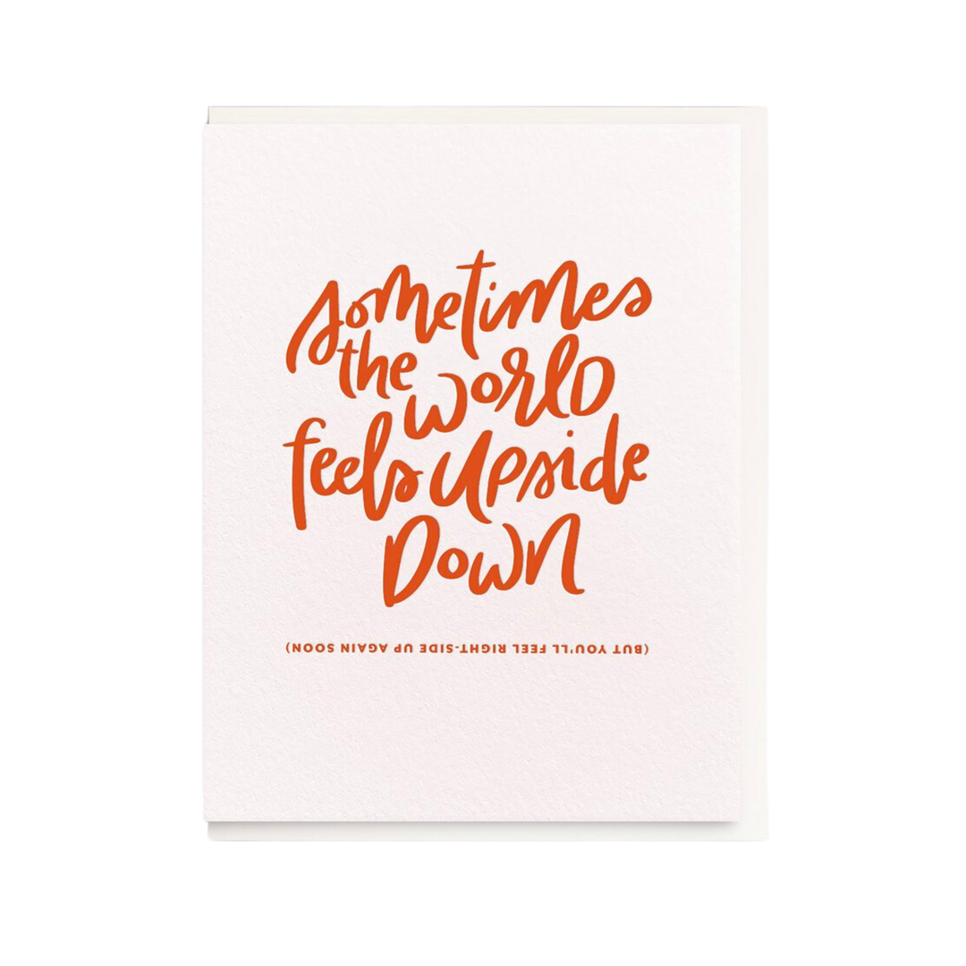 Upside Down Card