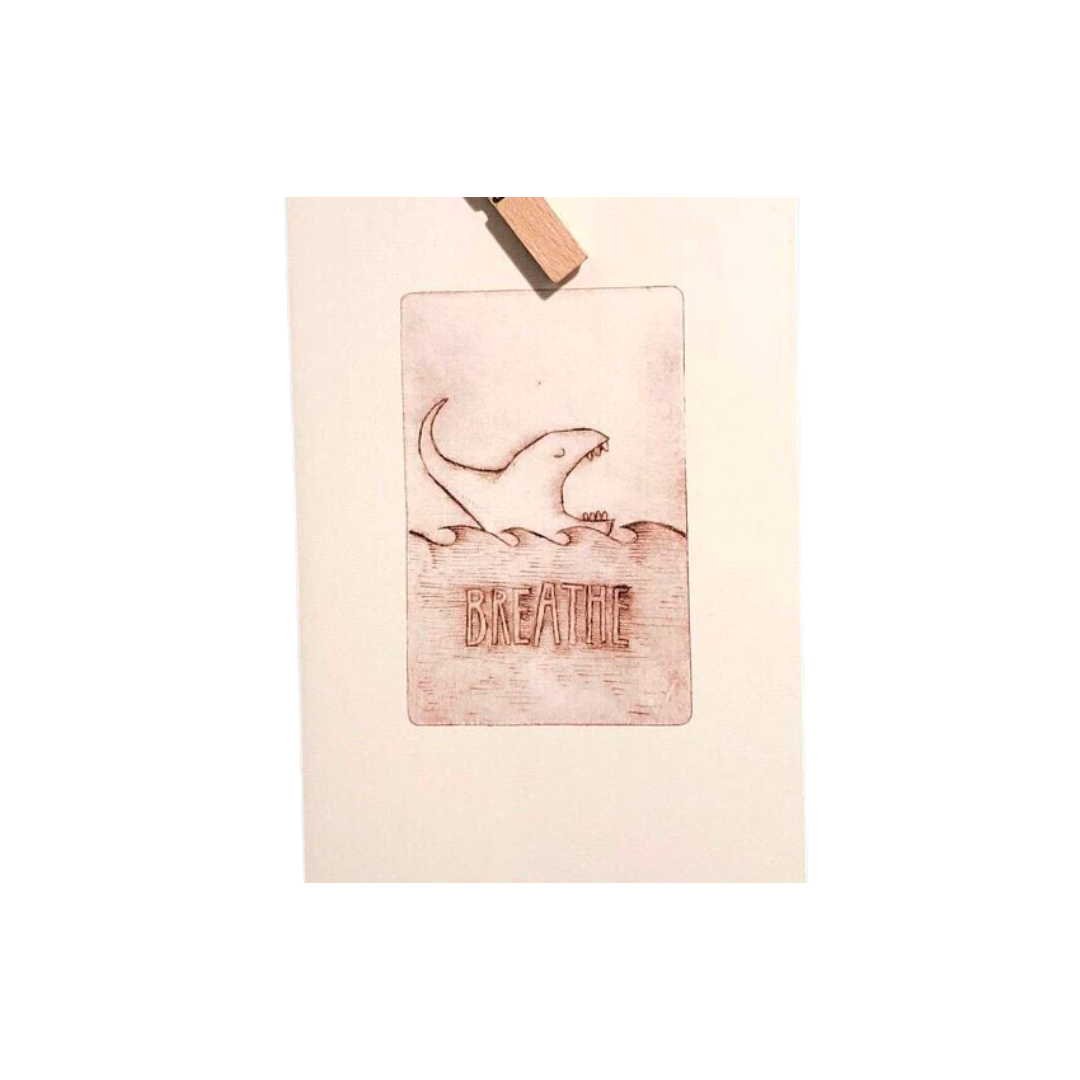 Breathe Greeting Card