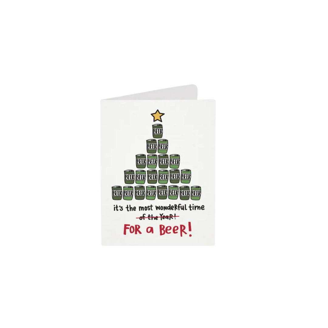 It's The Most Wonderful Time For A Beer, Christmas Card