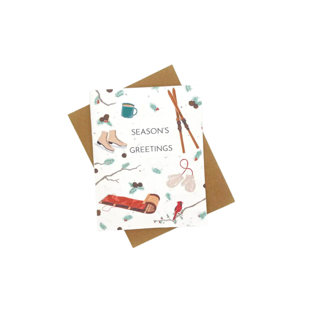 Season's Greetings Plantable Card