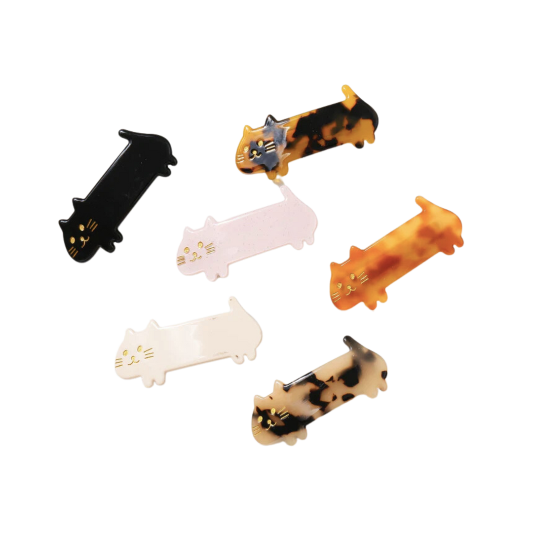 Cute Cat Barrette Hair Clips
