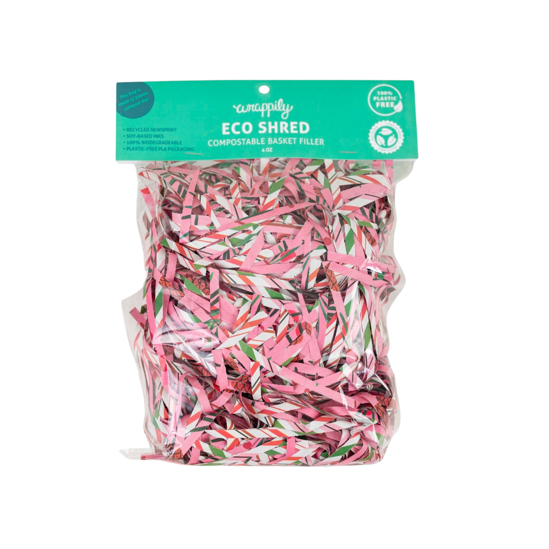 Eco Shred Basket/ Void Filler - Candy Shop Stripe