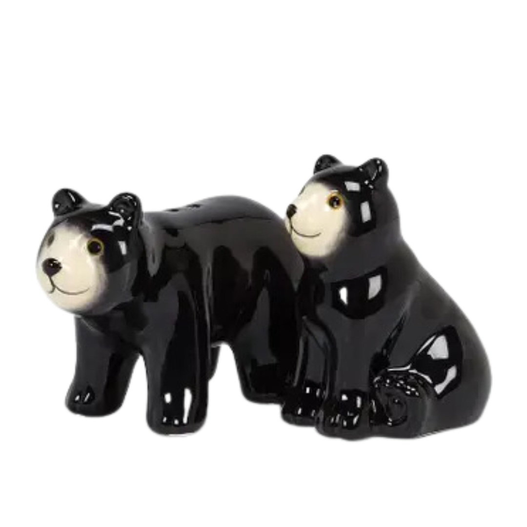 Black Bear Salt & Pepper Shaker