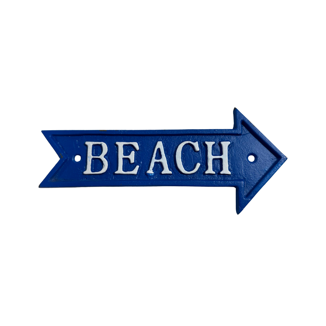 Beach Arrow Sign