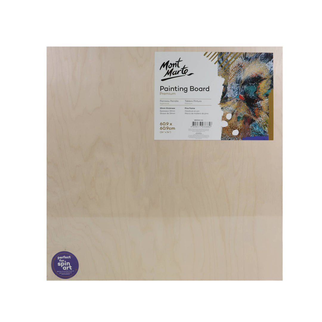 Wood Panel Painting Board Premium 60.9 x 60.9cm/24 x 24in .75