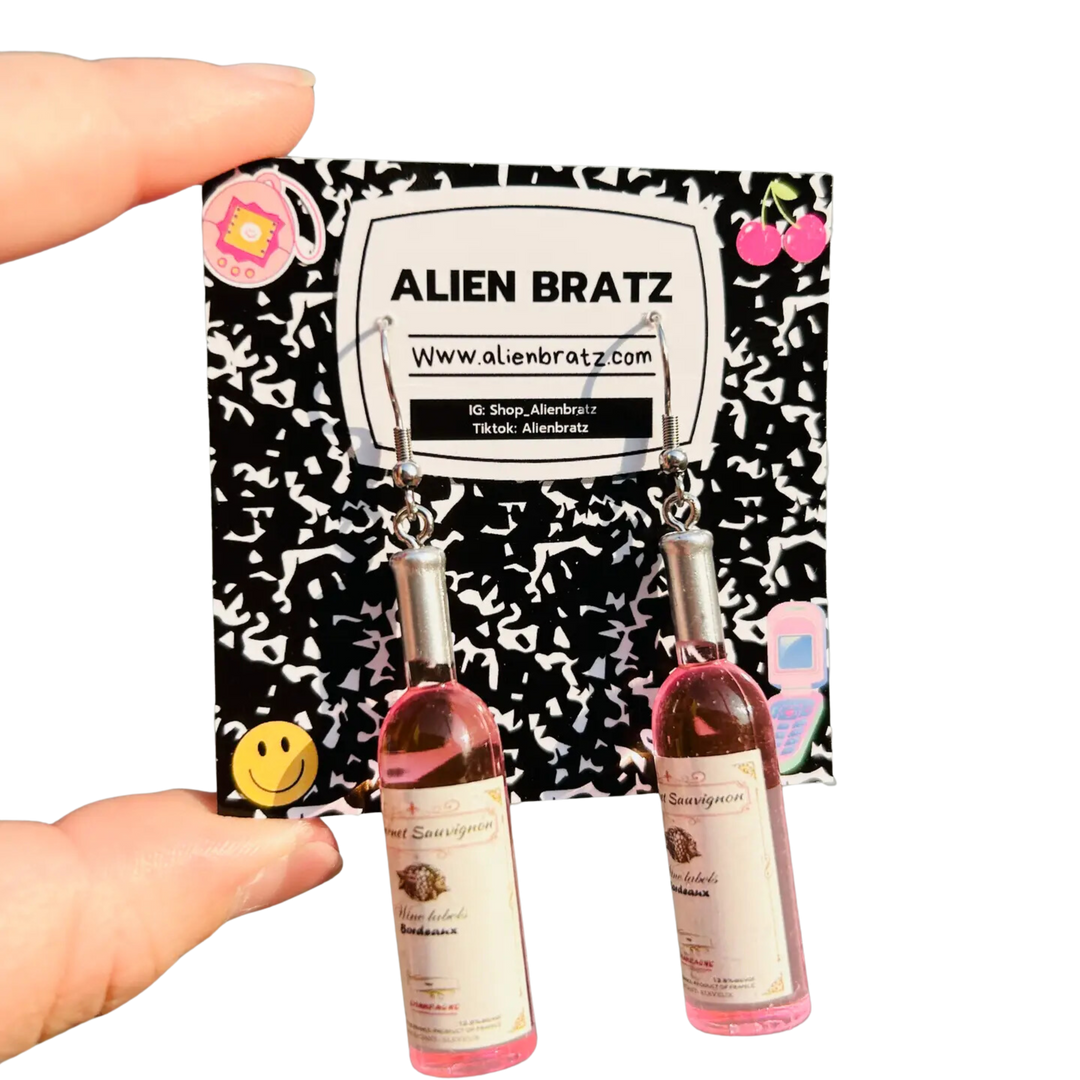 Wine Earrings