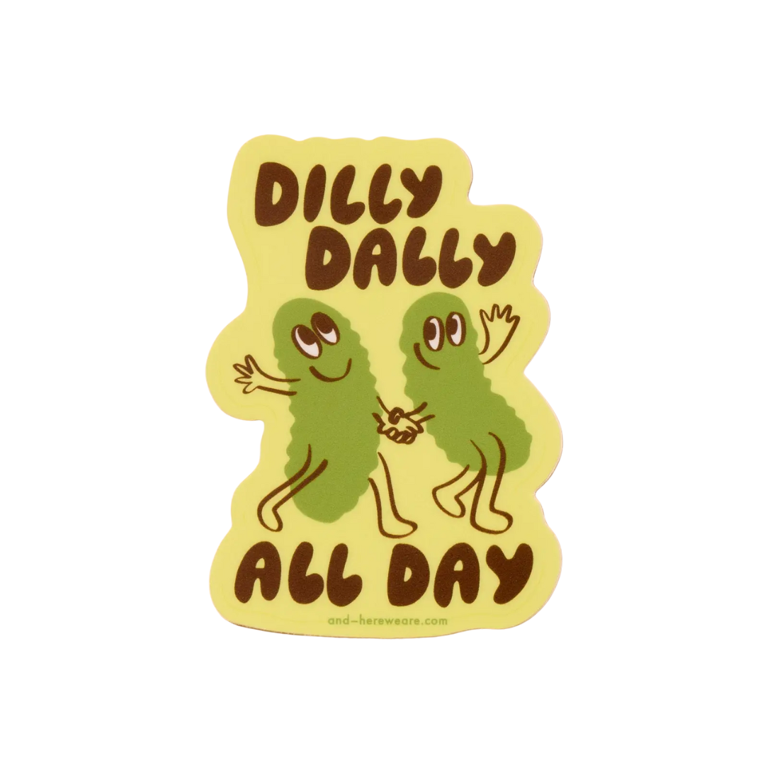 Dilly Dally Pickles Sticker