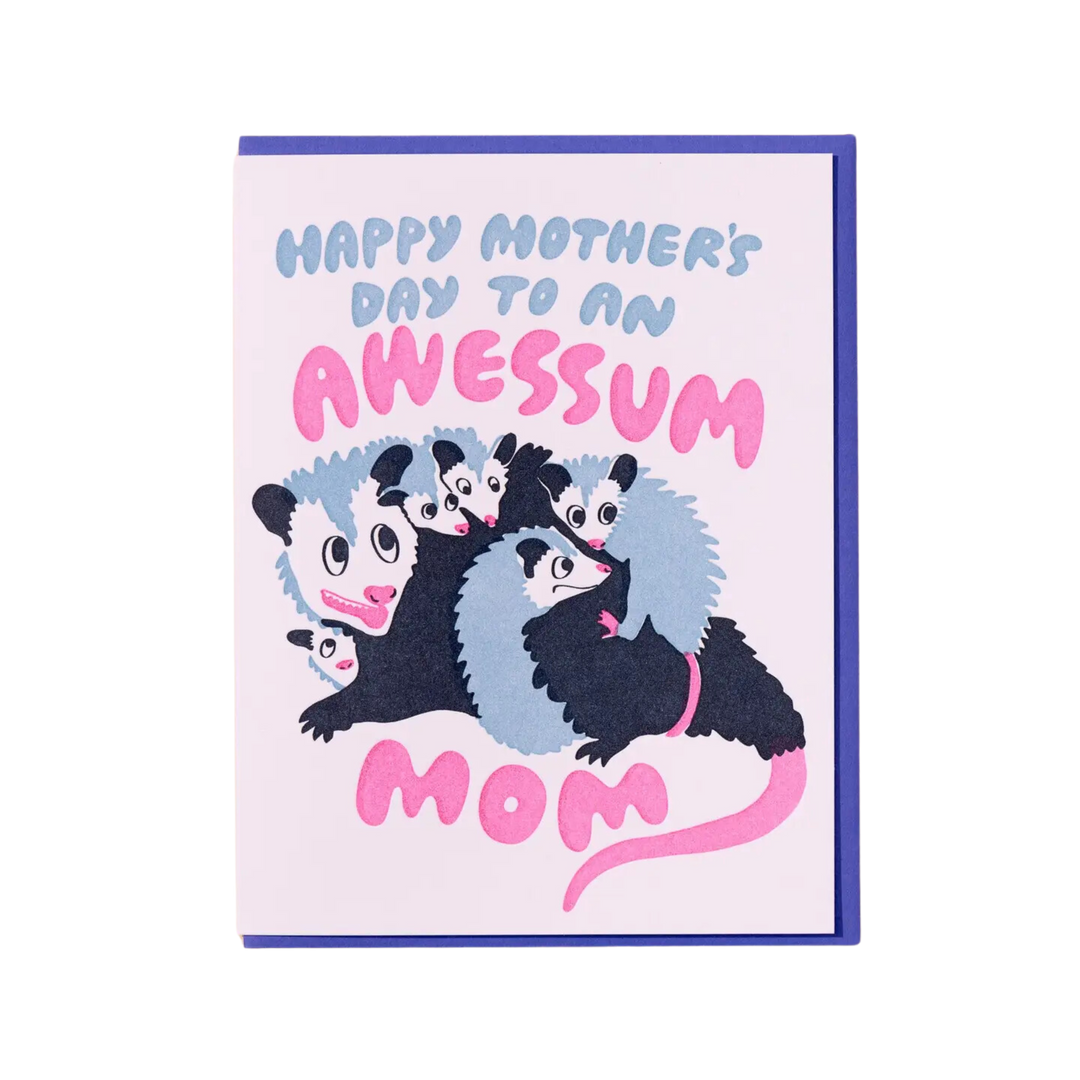 Awessum Possum Mother's Day Card