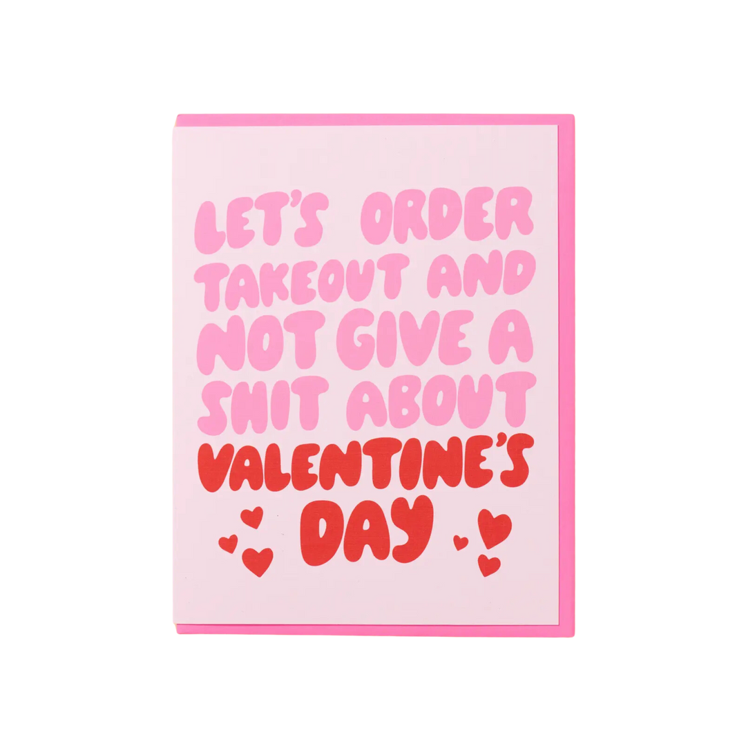 Let's Order Takeout Valentine's Day Card