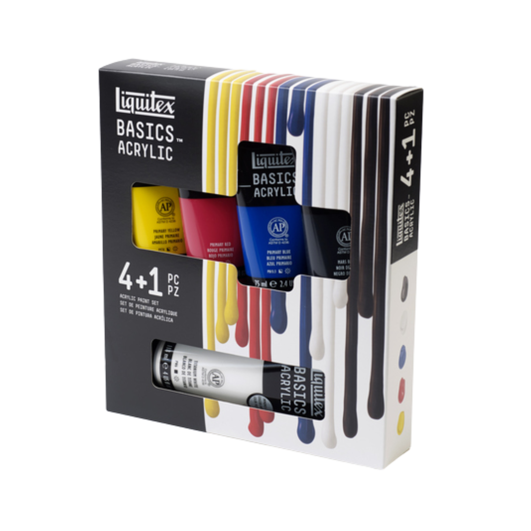 Liquitex BASICS® Acrylic 5 Piece Tube Set