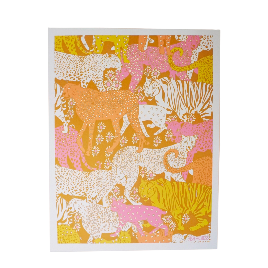 Safari Turmeric 11" x 14" Art Print