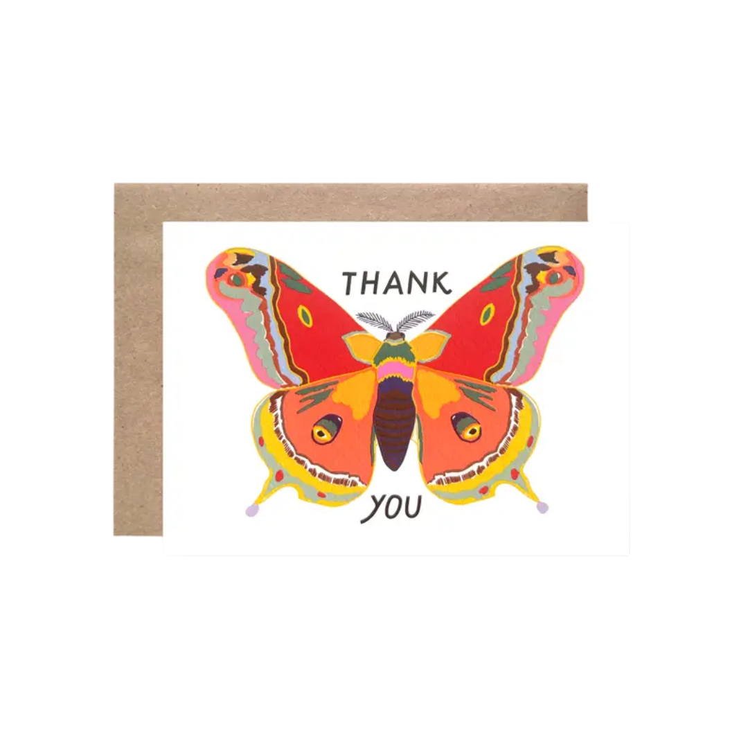 Thank You Moth Card