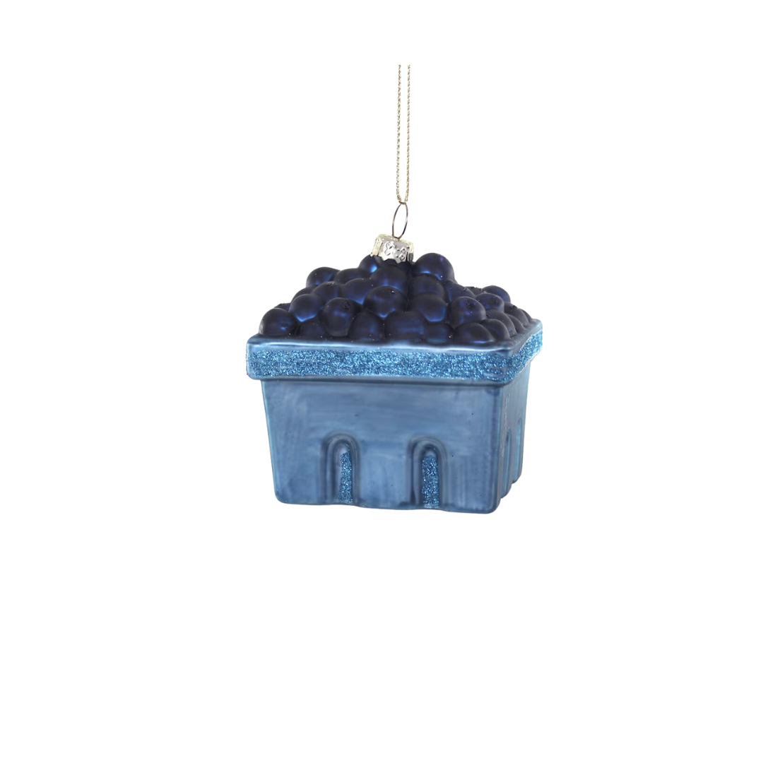 Farmstand Blueberries Ornament