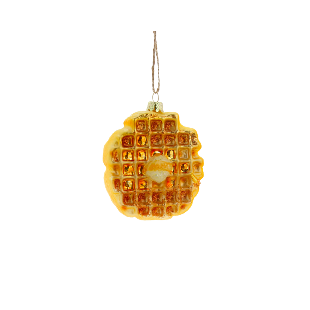 Waffle Maple Syrup Eggo Ornament