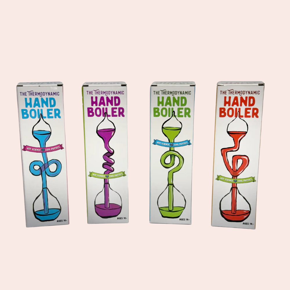 Hand Boiler Science Demo and Decor