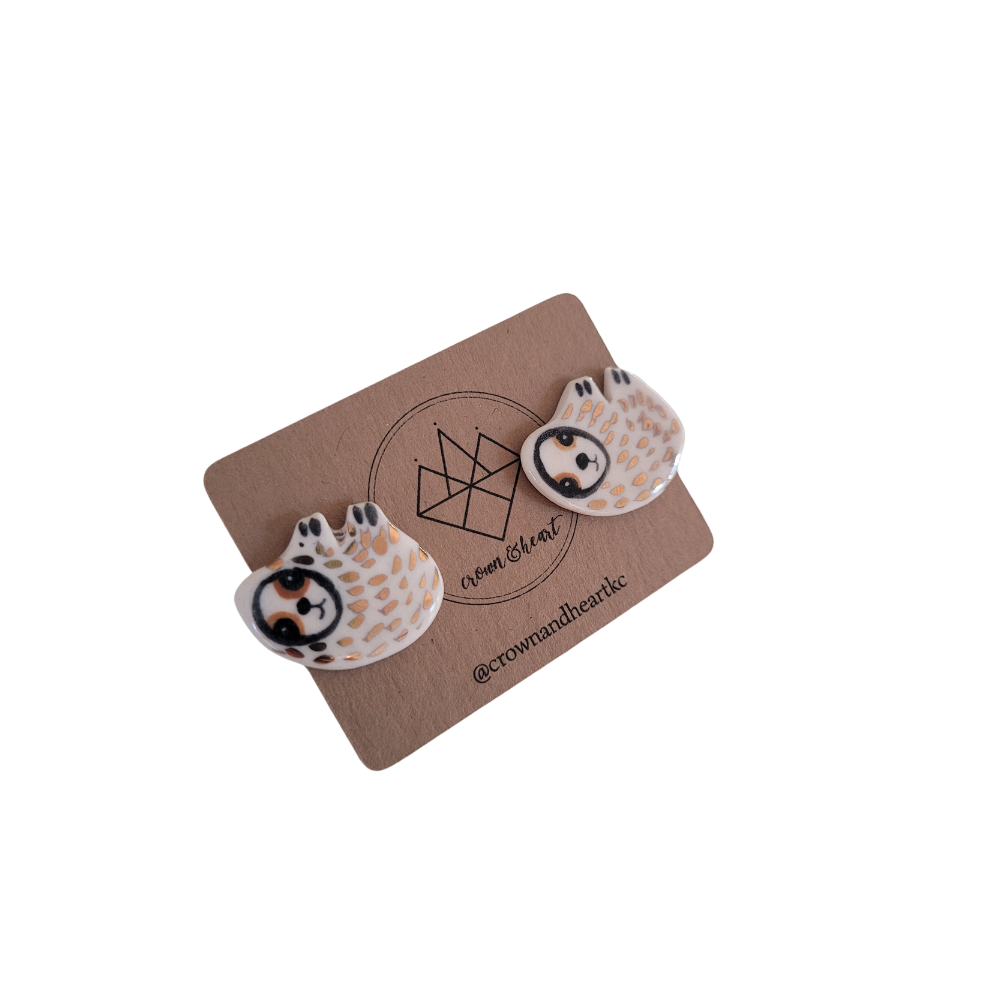 Sloth Stud Earrings