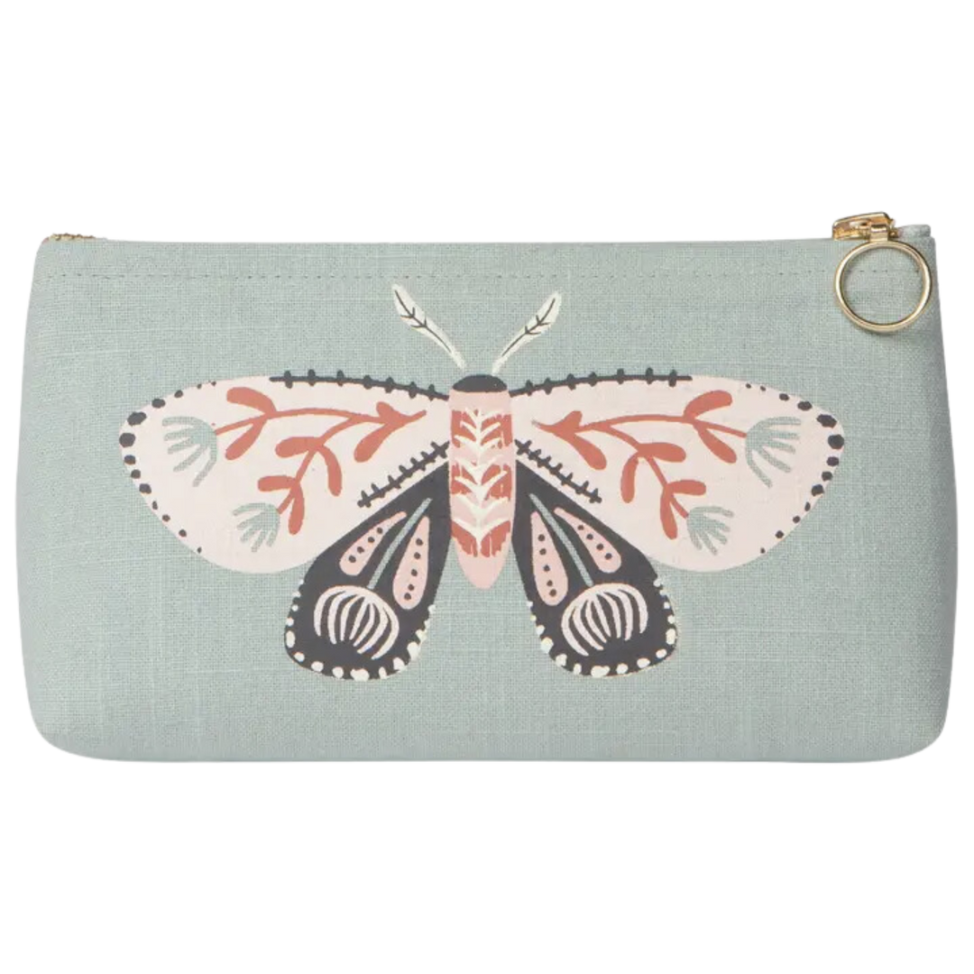 Far and Away Cotton Cosmetic Pencil Bag