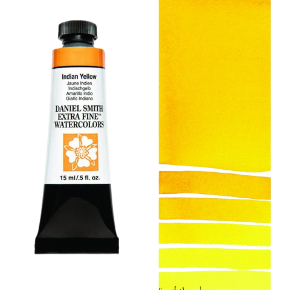 Indian Yellow Daniel Smith Extra Fine Watercolor Tube 15ml