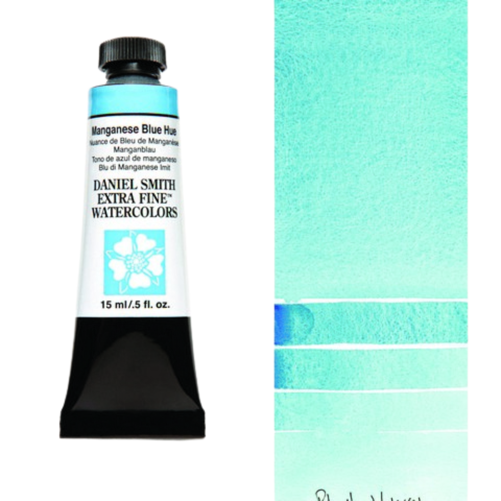 Manganese Blue Hue Daniel Smith Extra Fine Watercolor Tube 15ml