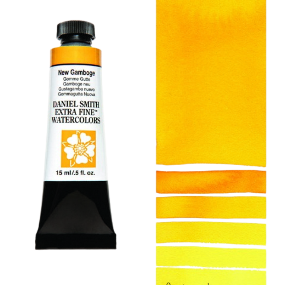 New Gamboge Daniel Smith Extra Fine Watercolor Tube 15ml