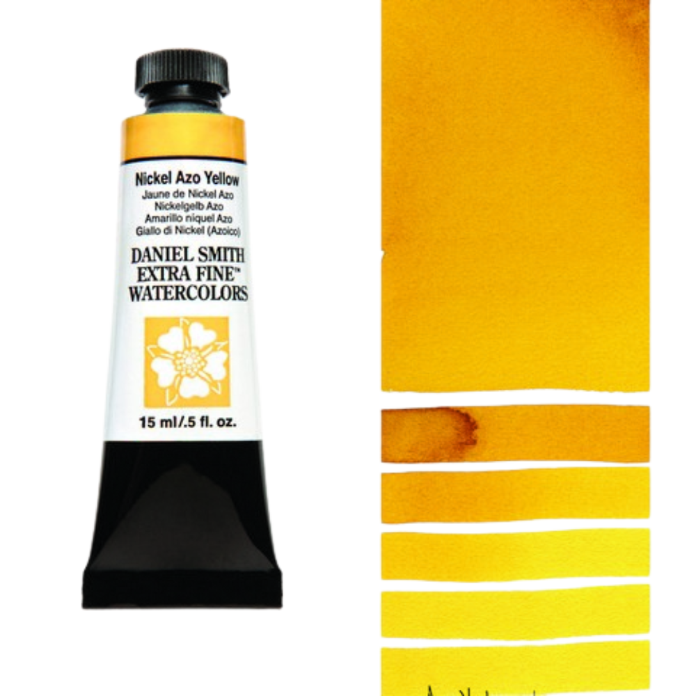 Nickel Azo Yellow Daniel Smith Extra Fine Watercolor Tube 15ml