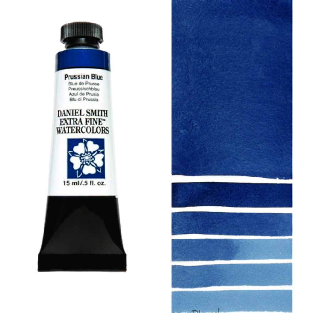 Prussian Blue Daniel Smith Extra Fine Watercolor Tube 15ml