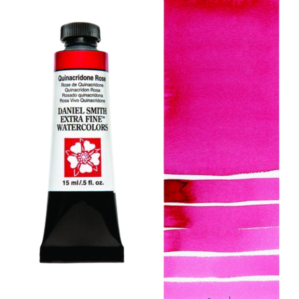 Quinacridone Rose Daniel Smith Extra Fine Watercolor Tube 15ml