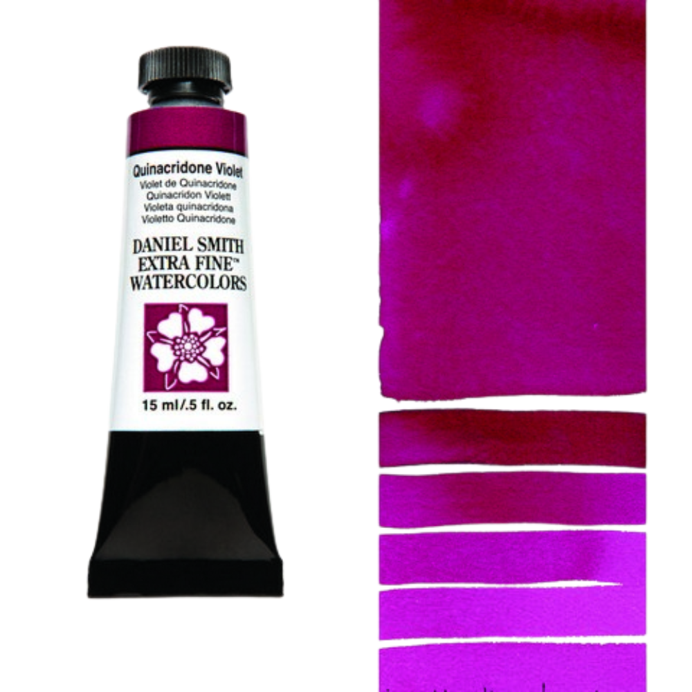 Quinacridone Violet Daniel Smith Extra Fine Watercolor Tube 15ml