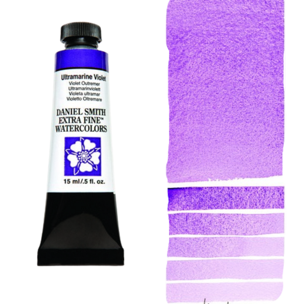 Ultramarine Violet Daniel Smith Extra Fine Watercolor Tube 15ml