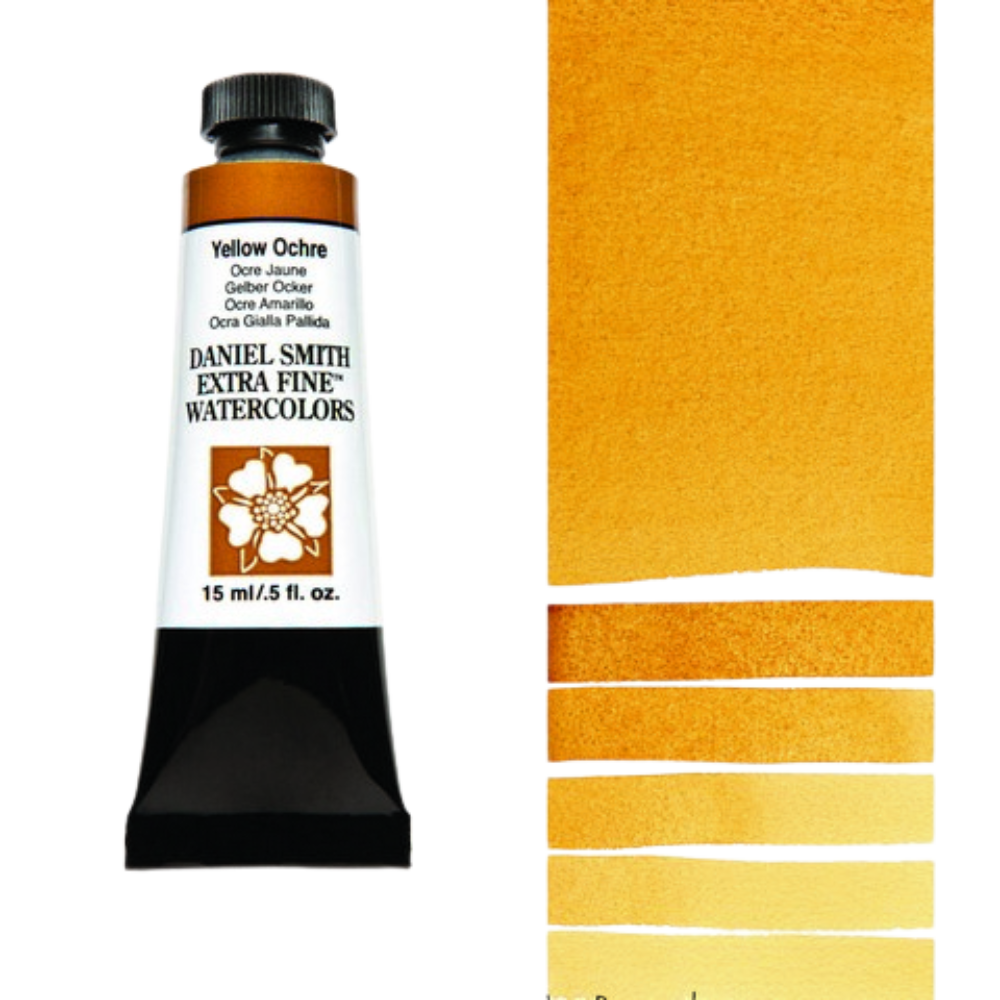 Yellow Ochre Daniel Smith Extra Fine Watercolor Tube 15ml